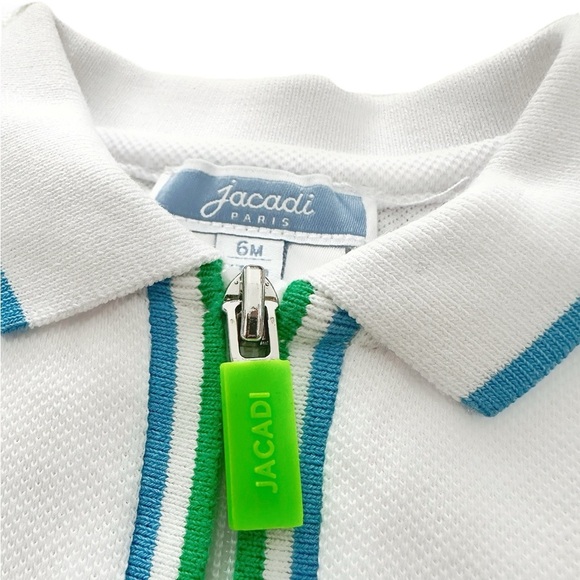 Jacadi | Sleeveless Pique Tennis Inspired Baby Dress (6 mos) 🎾 - Picture 4 of 5